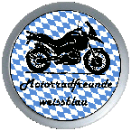 Motorradfreunde-weissblau