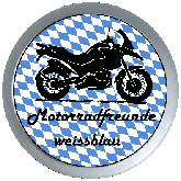 Motorradfreunde-weissblau