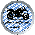 Motorradfreunde-weissblau